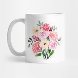 Roses & Peonies Mug